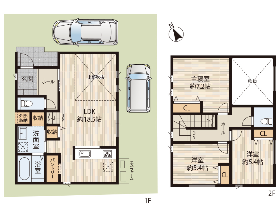 ジュネス岸和田　神須屋町4期（16区画）　参考プラン図