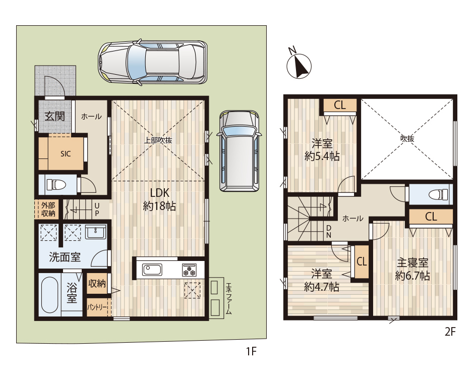 ジュネス岸和田　神須屋町4期（16区画）　参考プラン図